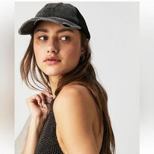 Free People Saltwater Washed Trucker Hat